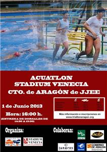 (JJ.EE. de Aragón) Acuatlón de Stadium Venecia. Campeonato de Aragón de Acuatlón JJEE.
